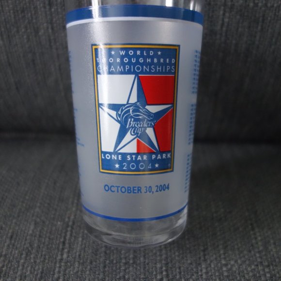 World Throroughbred Championships Lone Star Park October 30,  2004 Glass Cup - Picture 8 of 12